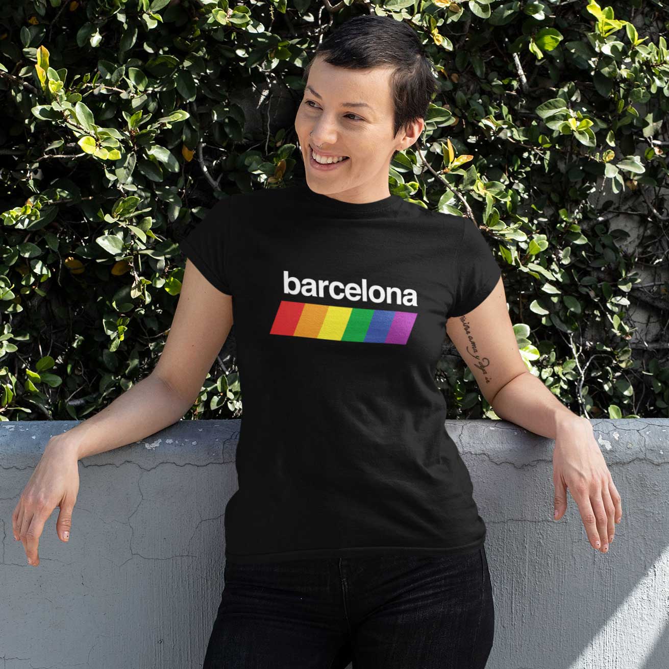 Camiseta Barata LGTBI BARCELONA para hombre y mujer