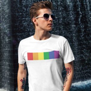 LGTBI LGBT PROUD ORGULLO GAY LOVE RAINBOW CAMISETA BARATA TSHIRT