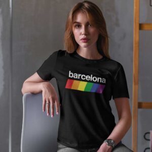 Camiseta LGTBI Barcelona para hombre y mujer