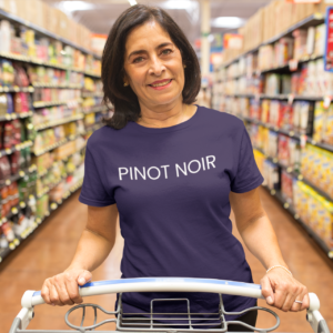 Pinot noir uva parra cepa vino tinto vine rouge raisin camiseta t-shirt maillot