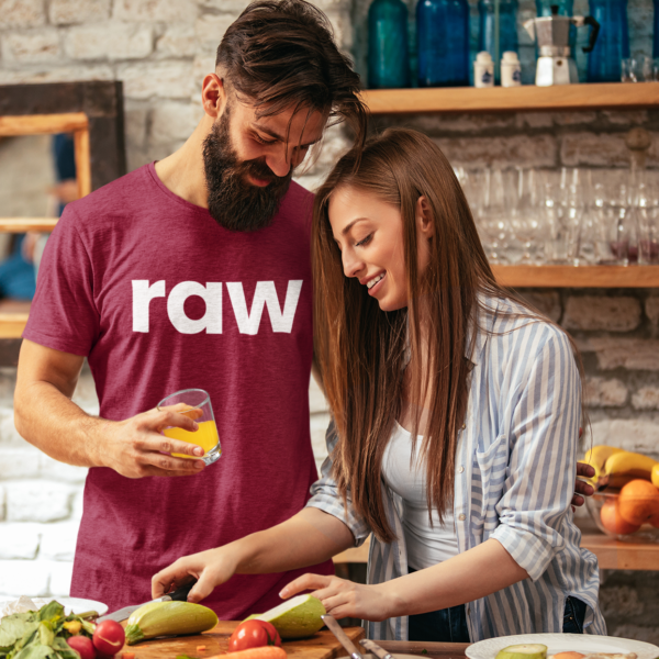 CAMISETA RAW TSHIRT TEE COOKING COLLECTION MEAT BARBECUE BARBACOA CARNE